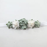 Mommy and Me -Sage and cream Headband