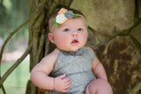 Donna- Peach, Cream, Gray