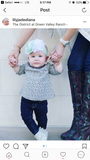 Rosanna- Mint and White Headband