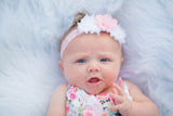 Brianna- Pink and White Headband