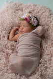 Francesca - Pink flower Headband