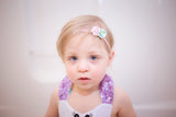 Sky-Pink and Mint Headband
