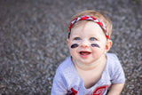 Football Headbands- Football Lace Braided Headbands-Pick Your Favorite Team