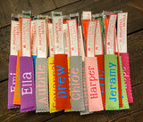 Personalized Popsicle or Yogurt Koozies