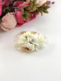 Francesca - cream flower Headband