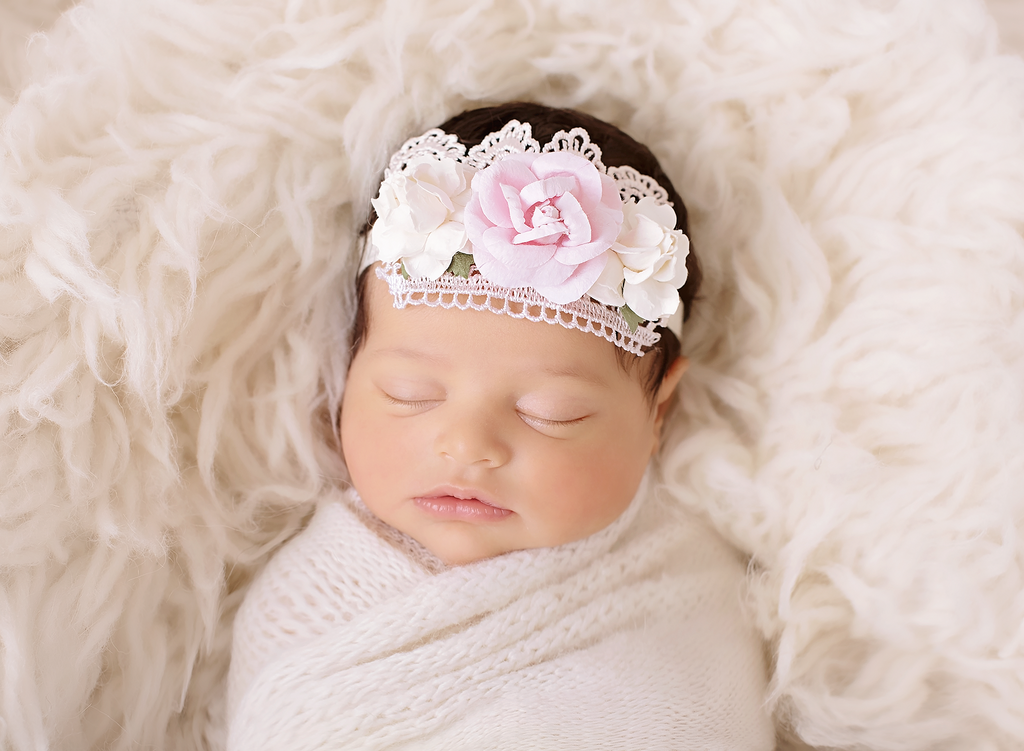 Grace- Pink and Cream accented with Gray Lace