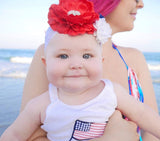 Rosanna-Red, White, and Blue Headband