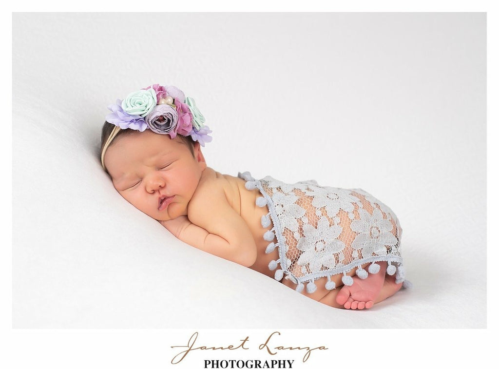 Francesca - Lavender and mint Headband