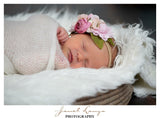 Francesca - Pink flower Headband