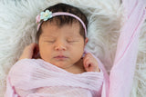 Sky-Pink and Mint Headband
