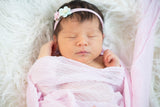 Sky-Pink and Mint Headband