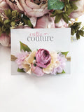 Francesca - Pink flower Headband