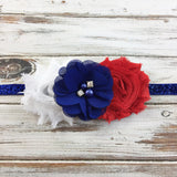 Brianna-Red, White, and Blue Headband