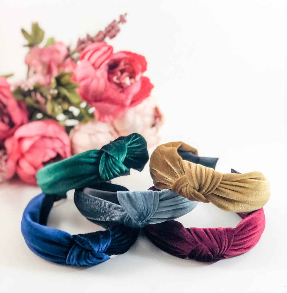 Karen- Twisted Knot Hard Headband-velvet