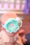 Rosanna- Aqua Headband