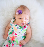 Jenna- Purple and Lavender Tieback or Headband