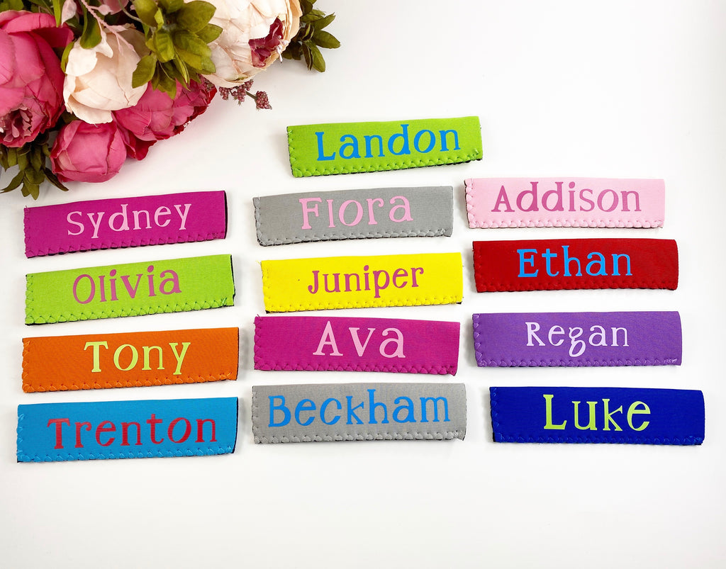 Personalized Popsicle or Yogurt Koozies