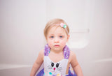 Sky-Pink and Mint Headband