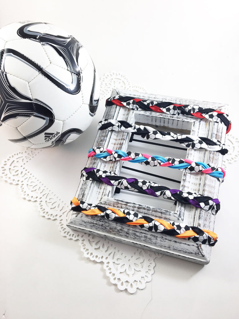 Soccer Headbands- Braided Headbands-Pick Your Favorite Team