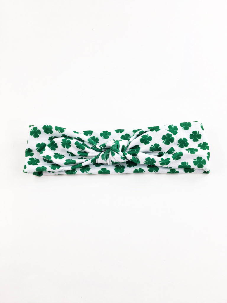 Shamrock Knotted Headband