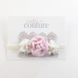 Grace- Pink and Cream accented with Gray Lace