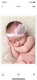 Ariana- Rhinestone Shabby Headband
