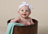 Karen- White Knotted Headband