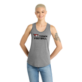 ATOWN FOOTBALL WOMEN'S RACERBACK TANK
