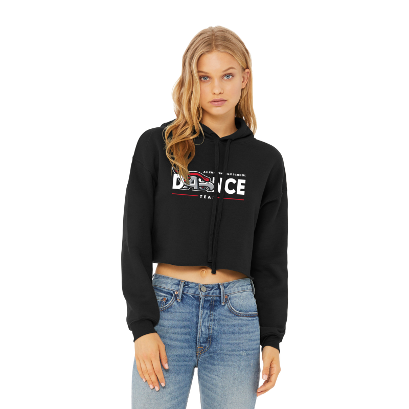 dance crop top hoodie