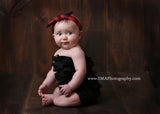 Karen- Red and black plaid knotted headband