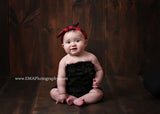 Karen- Red and black plaid knotted headband