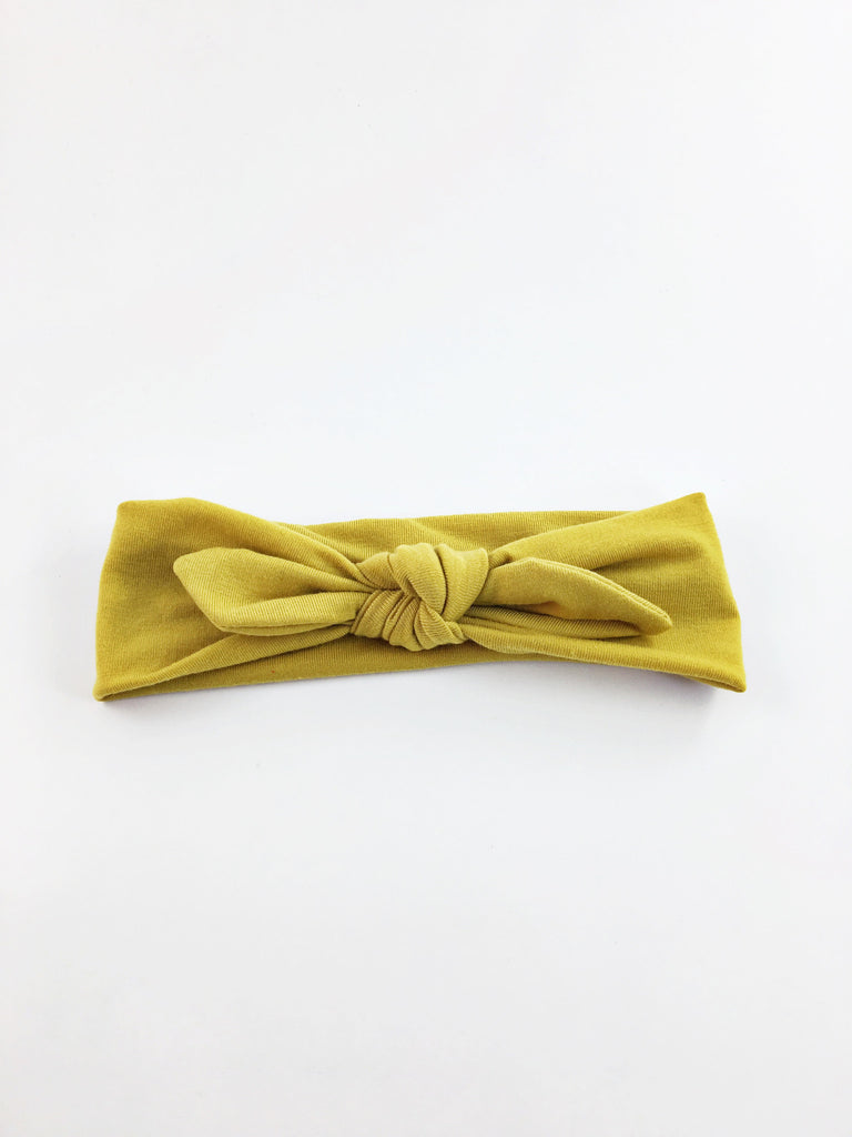 Karen- Mustard Yellow Knotted Headband