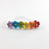 Annabelle- Rainbow Floral Crown Headband