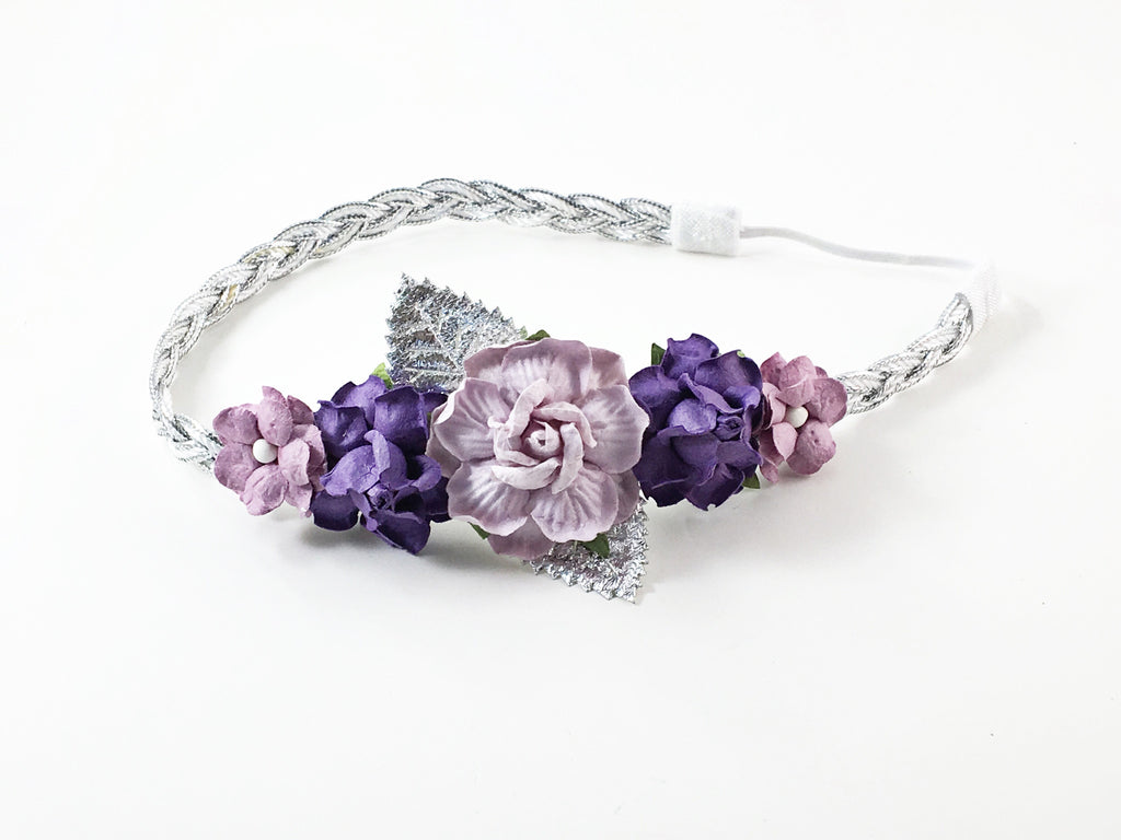 Valentina- Lavender and Purple headband