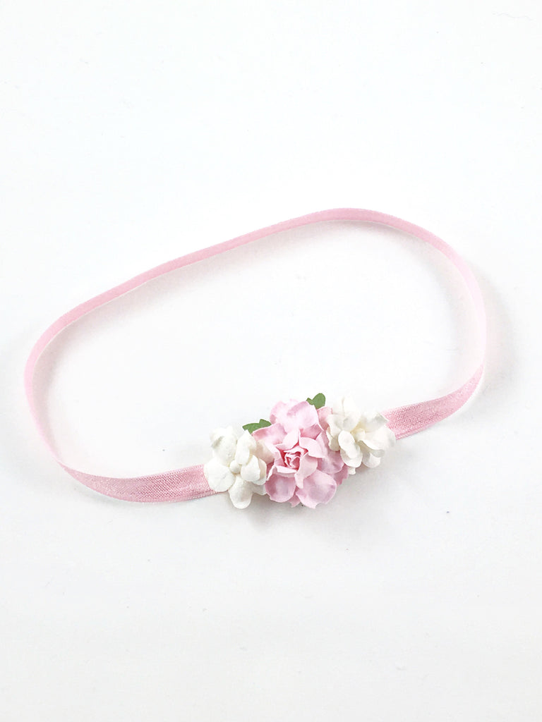 Grace- Pink and Cream Headband