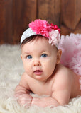 Isabella- Pink and Hot Pink headband