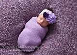 Isabella- Purple and purple floral headband