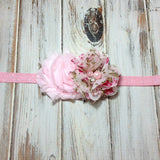 Camilla- Pink and Floral headband