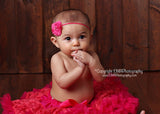 Cammie- Hot Pink Headband or Clip