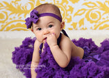 Bonnie- Purple Bow Headband