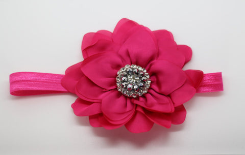 Simone- Hot Pink Headband