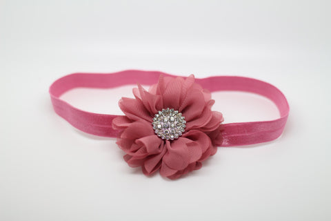 Luciana- Dusty Rose Headband