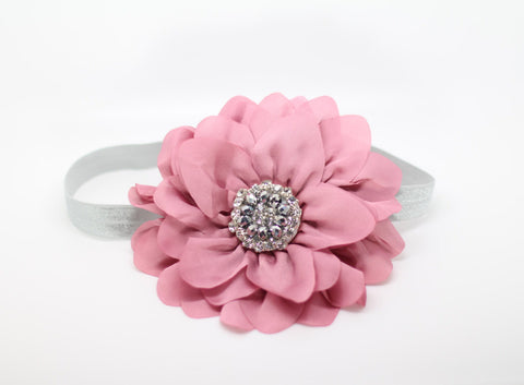 Simone-Dusty Rose Headband