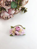 Francesca - Pink flower Headband
