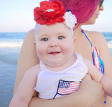 Rosanna-Red, White, and Blue Headband