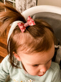 Heart Bow Pigtail Clips