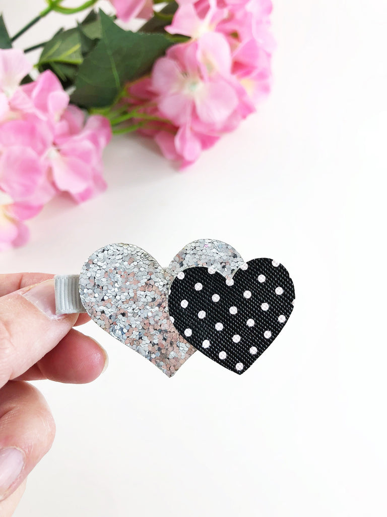 Double Heart Clip