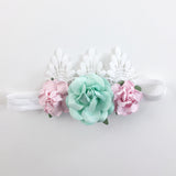 Grace- Pink and Mint With White Lace