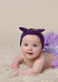 Karen- Purple Knotted Headband